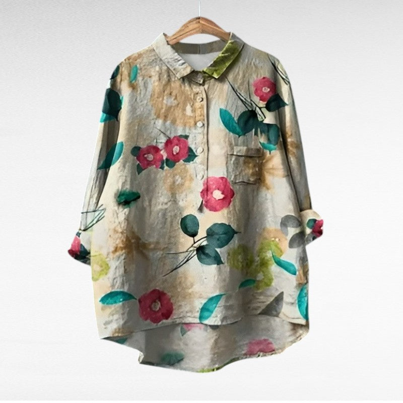 Laluna® | Klassieke Bloemenblouses