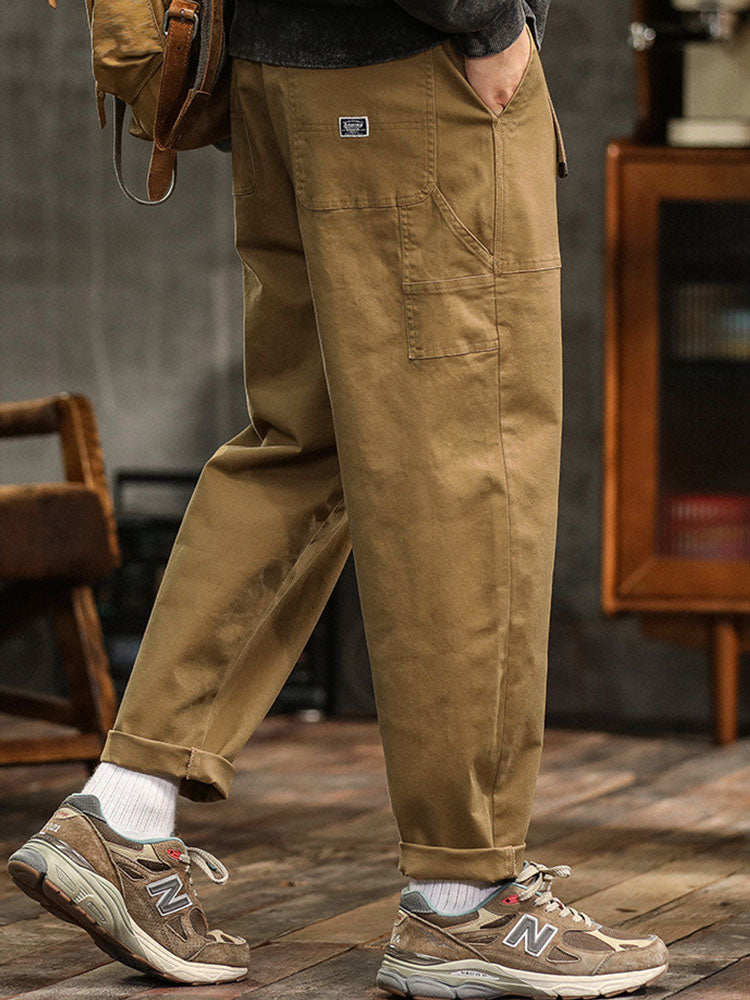 Heren Vintage-Inspiratie Casual Broek