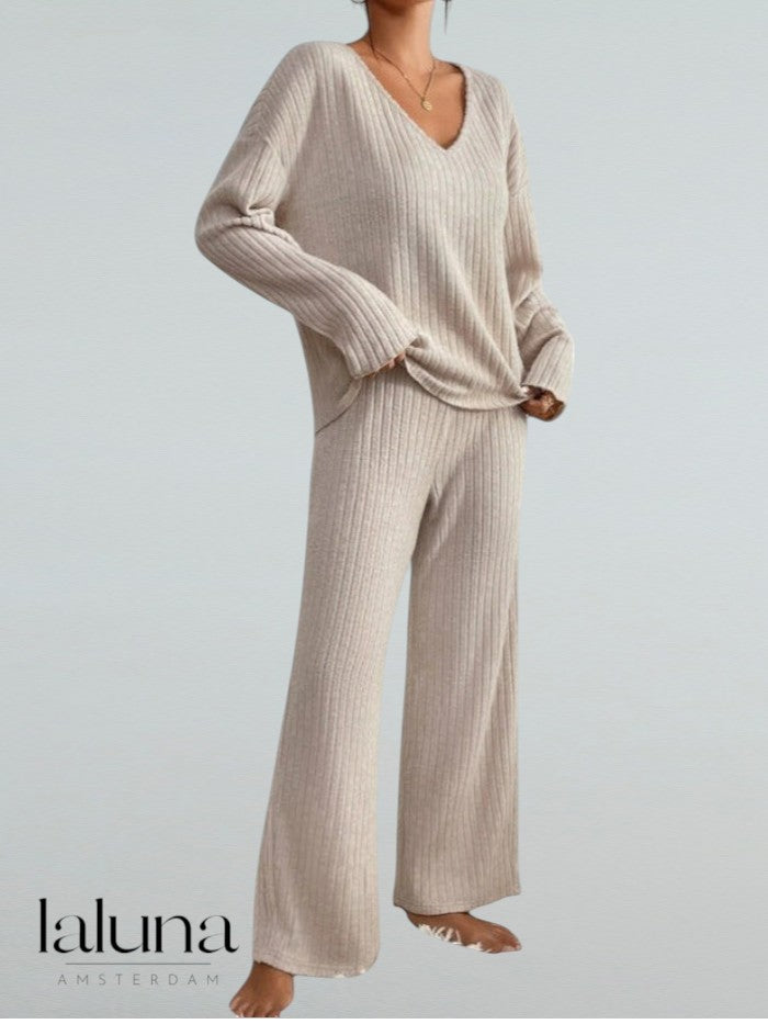 Laluna® | Gebreid Tweedelige Set