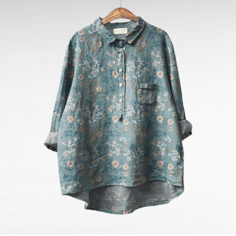 Laluna® | Klassieke Bloemenblouses