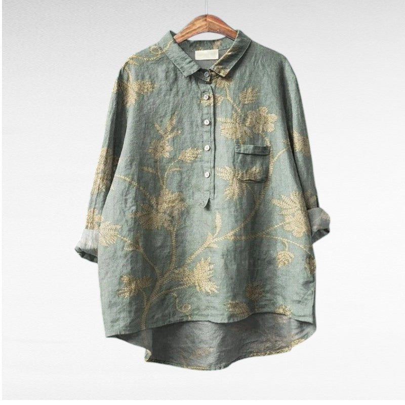 Laluna® | Klassieke Bloemenblouses