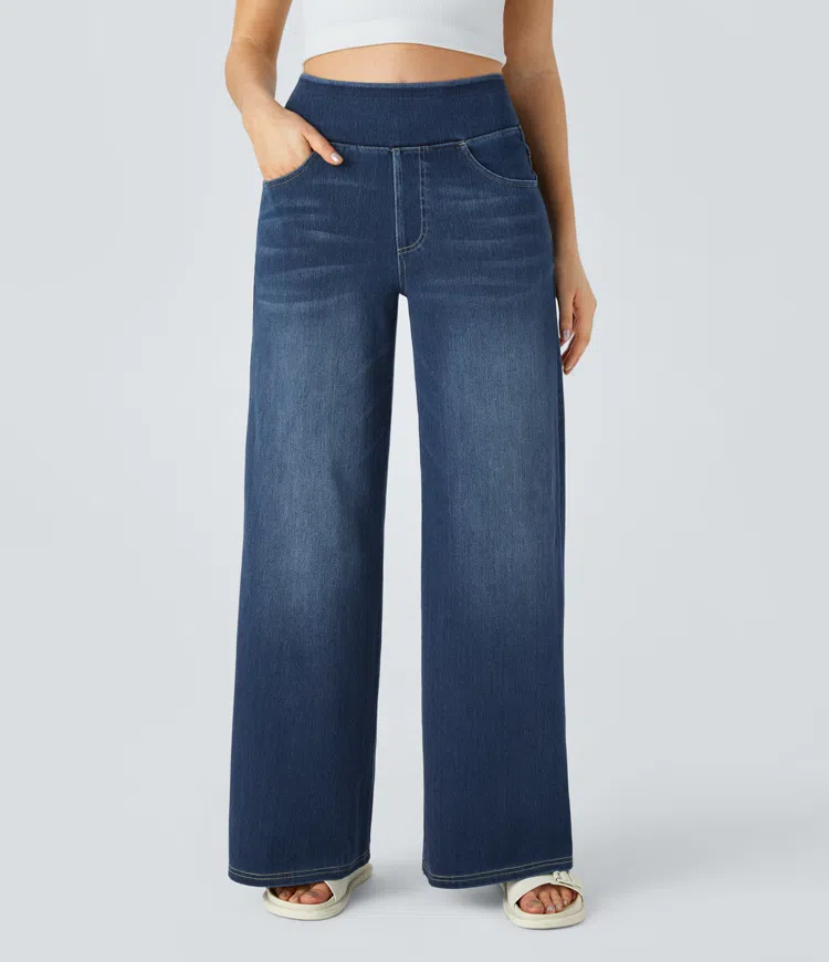 Laluna® | Comfortabele jeans met hoge taille
