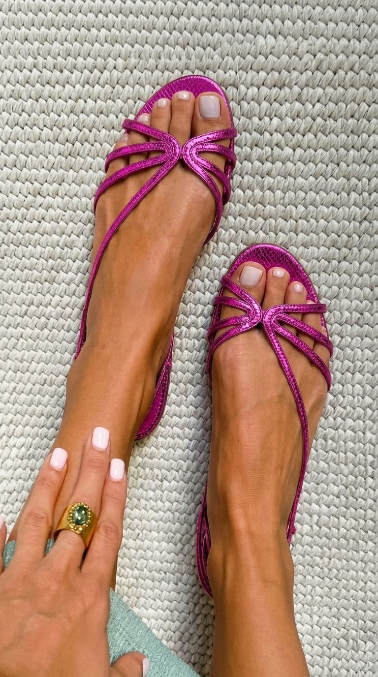 Serafina | Gouden Zomerse Sandalen
