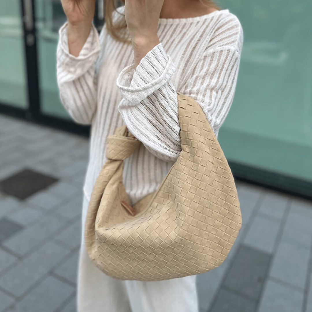 Laluna® | Grote Gevlochten Dameshandtas