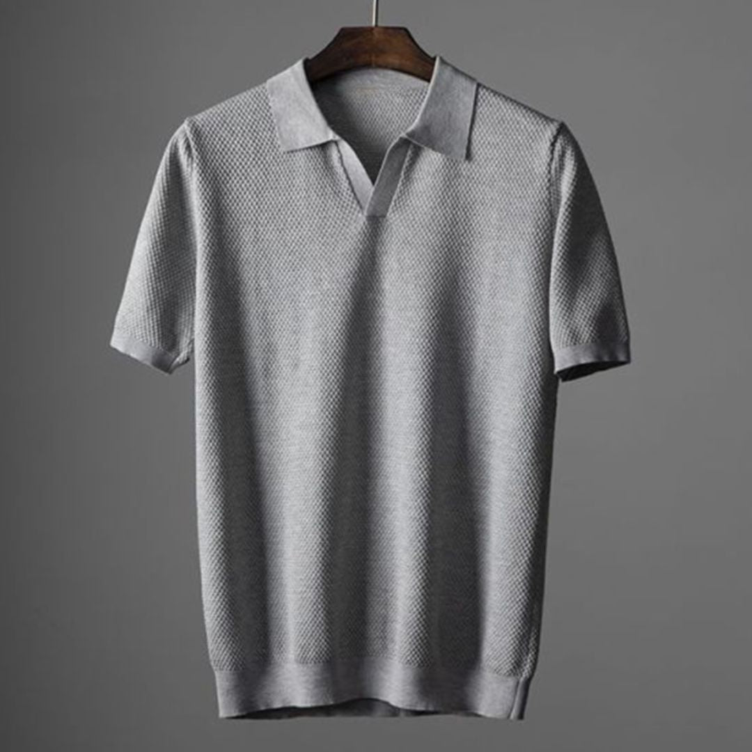 Laluna® | Geribbelde Katoenen Polo