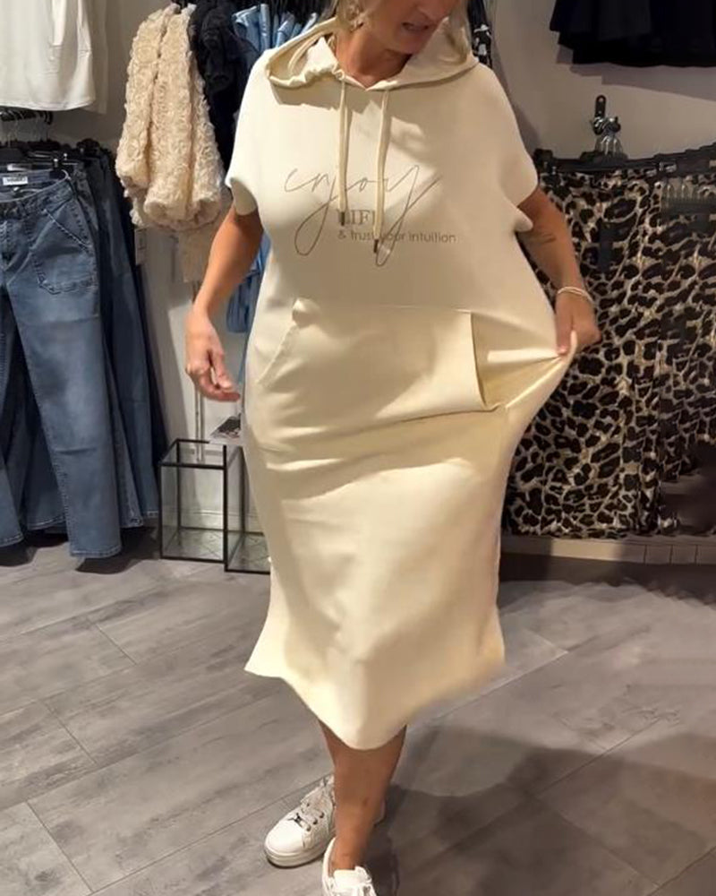 Laluna® | Elegante Jurk Met Capuchon