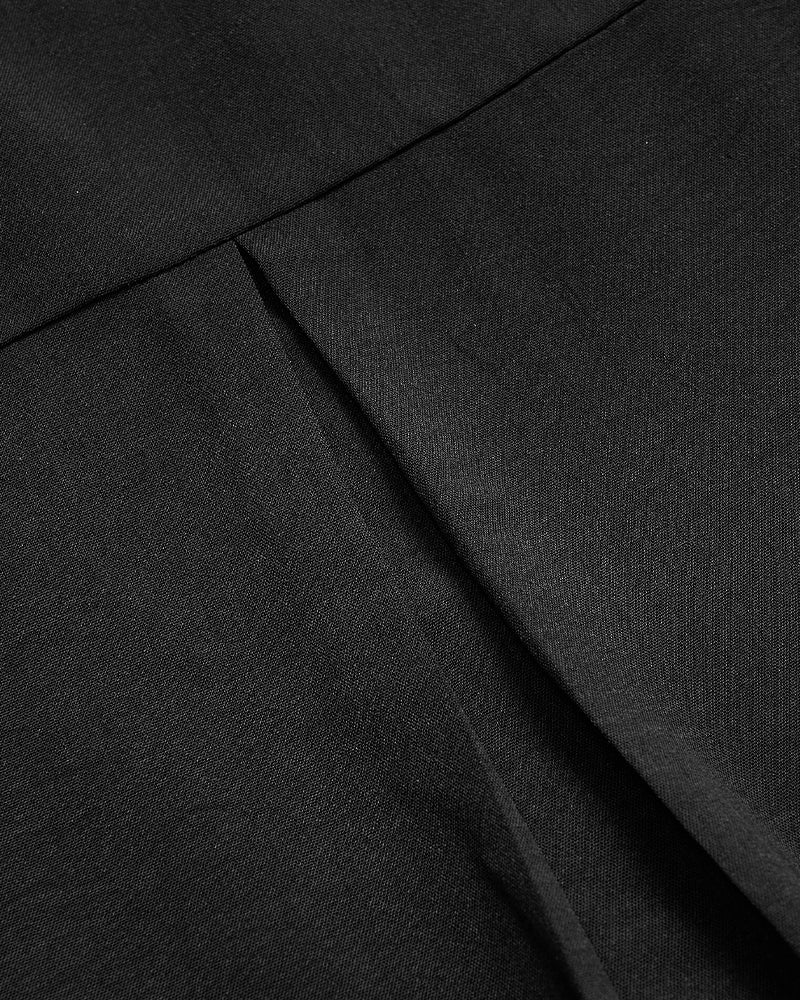 Laluna® | Casual top met pailletteninzet en knopen