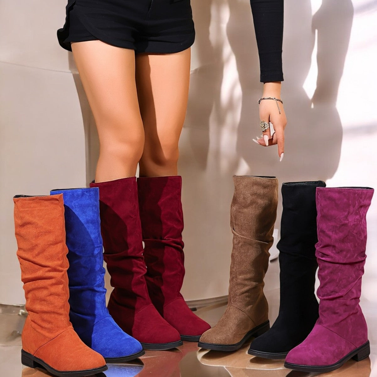 Laluna® | Comfy Mid-Calf Laarzen