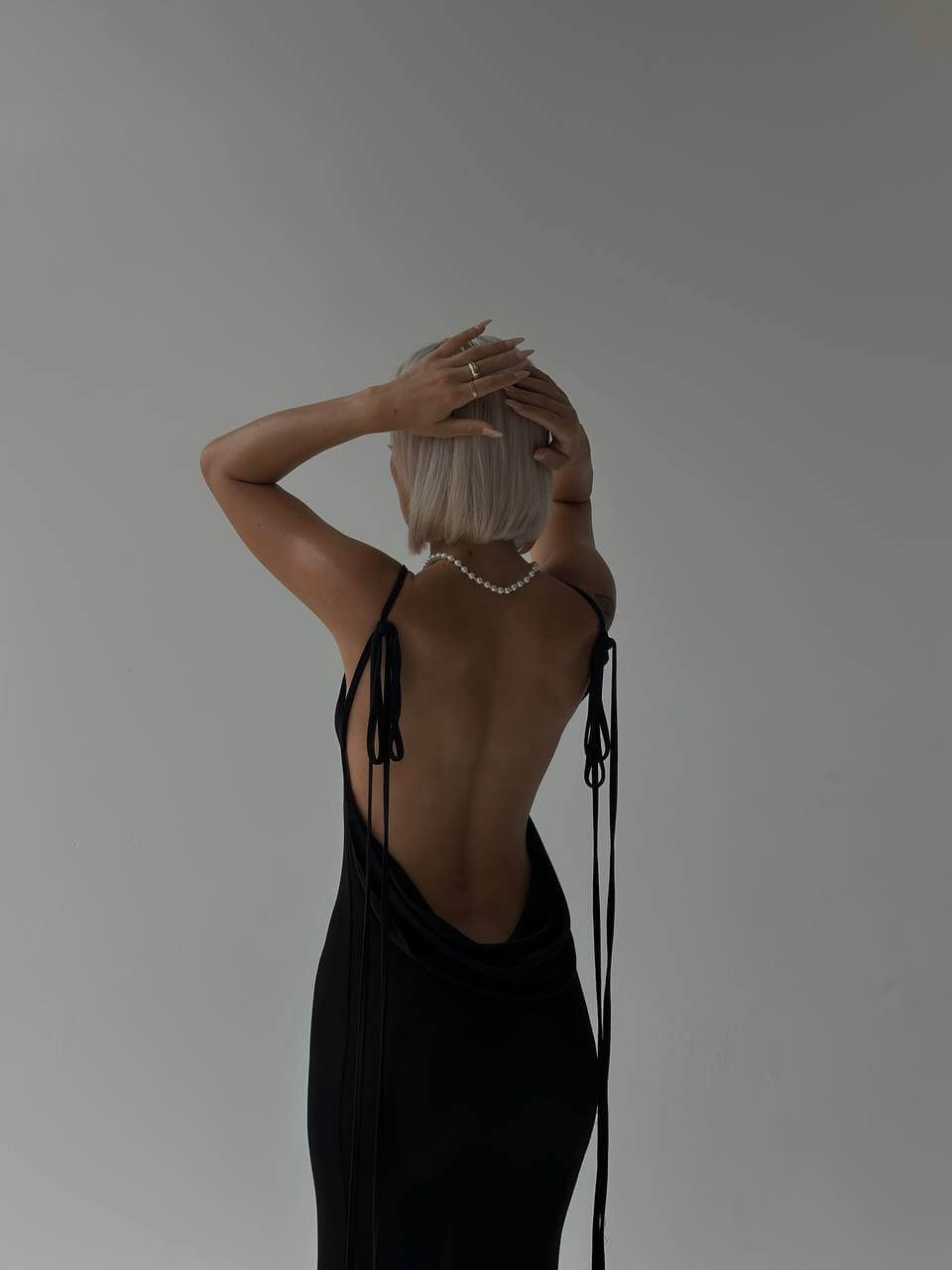 Laluna® | Trendy Rugloze Maxi Jurk