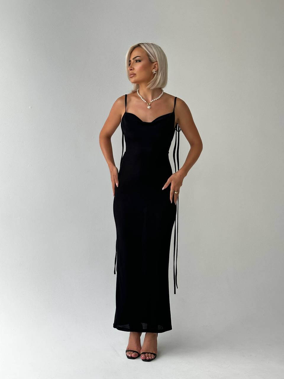 Laluna® | Trendy Rugloze Maxi Jurk