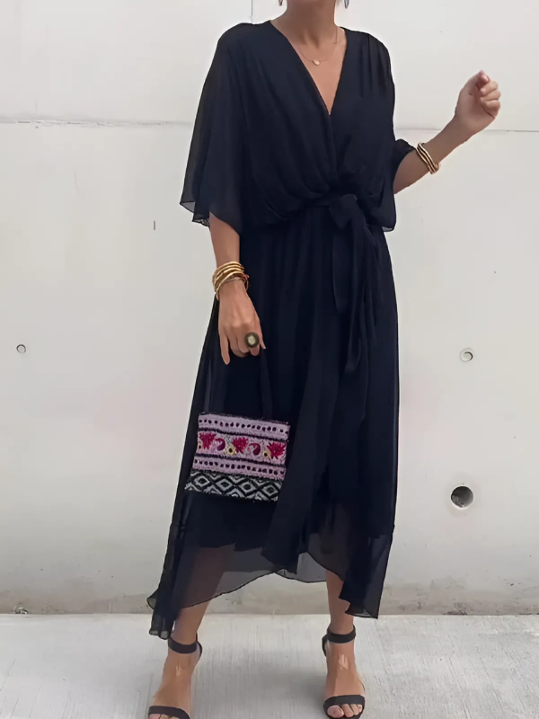 Laluna® | Modieuze Midi Jurk