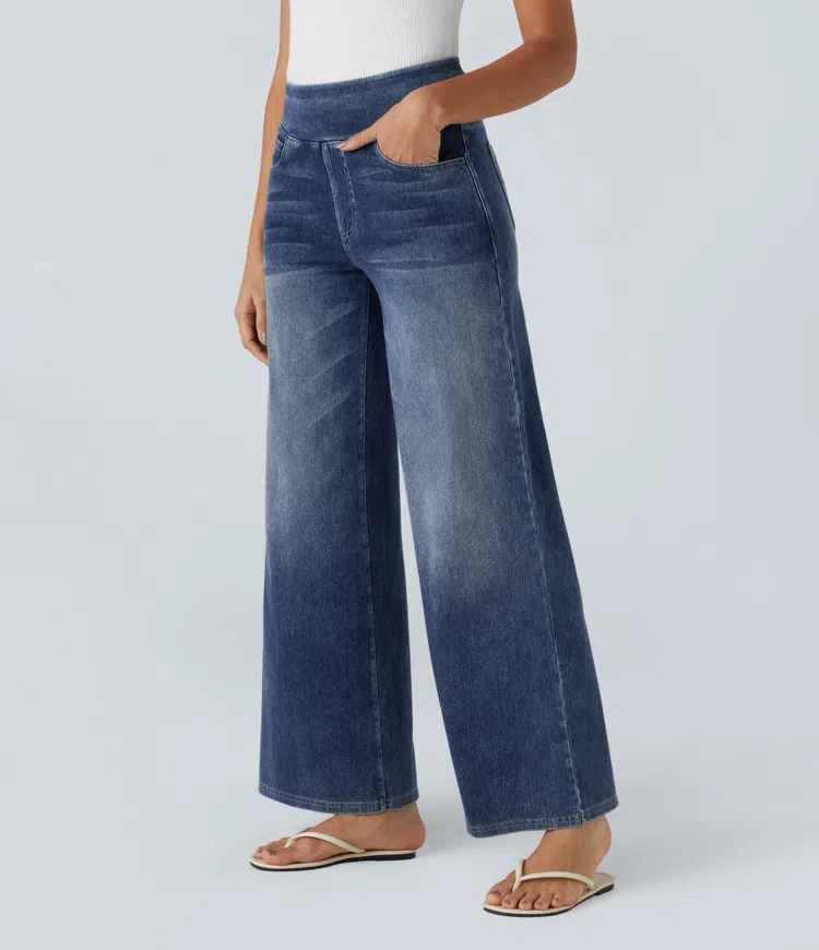 Laluna® | Comfortabele jeans met hoge taille