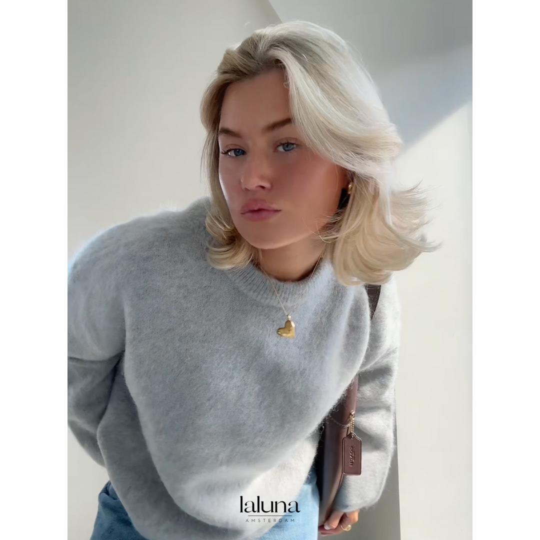 LALUNA® | MOHAIR CREWNECK