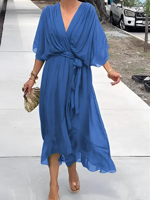 Laluna® | Modieuze Midi Jurk