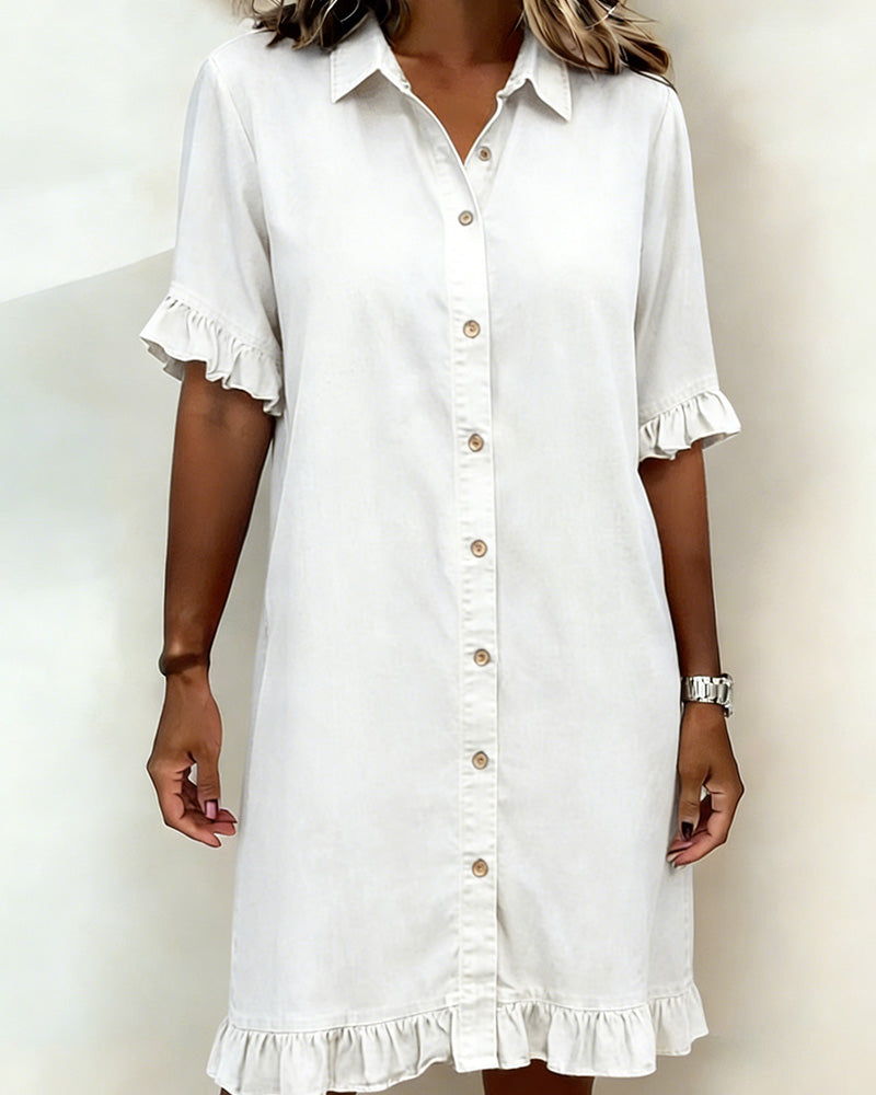 Laluna® | Comfortabele Denim Jurk