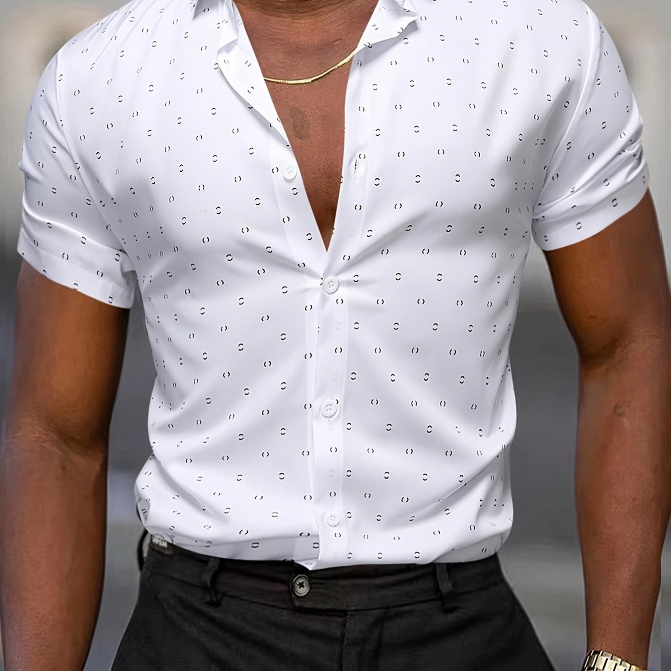 Giulio | Zomeroverhemd met patroon