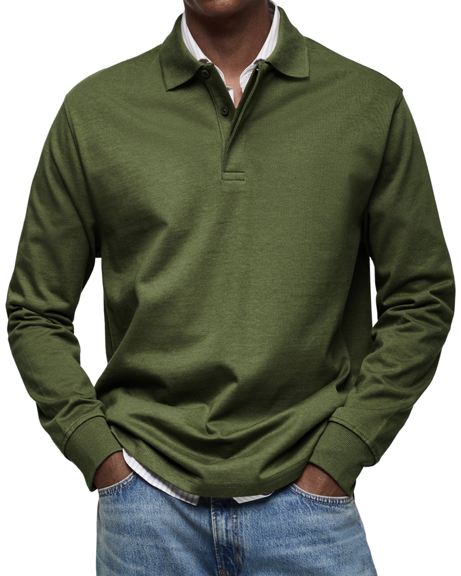 Laluna® | Luxe Polo met Lange Mouwen