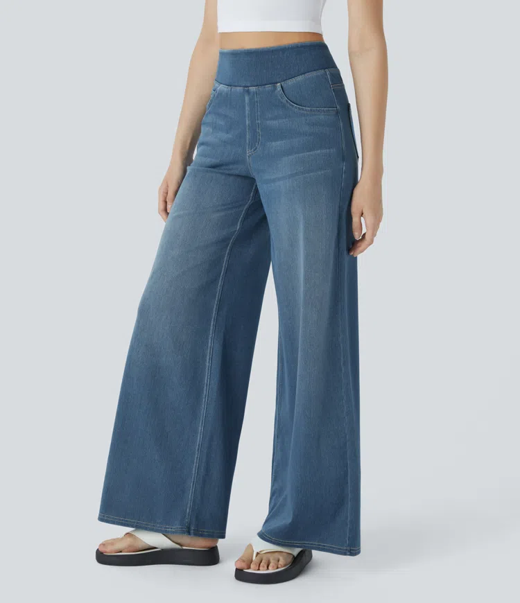 Laluna® | Comfortabele jeans met hoge taille