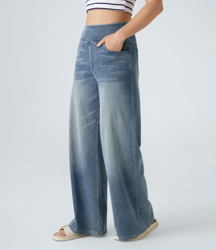 Laluna® | Comfortabele jeans met hoge taille