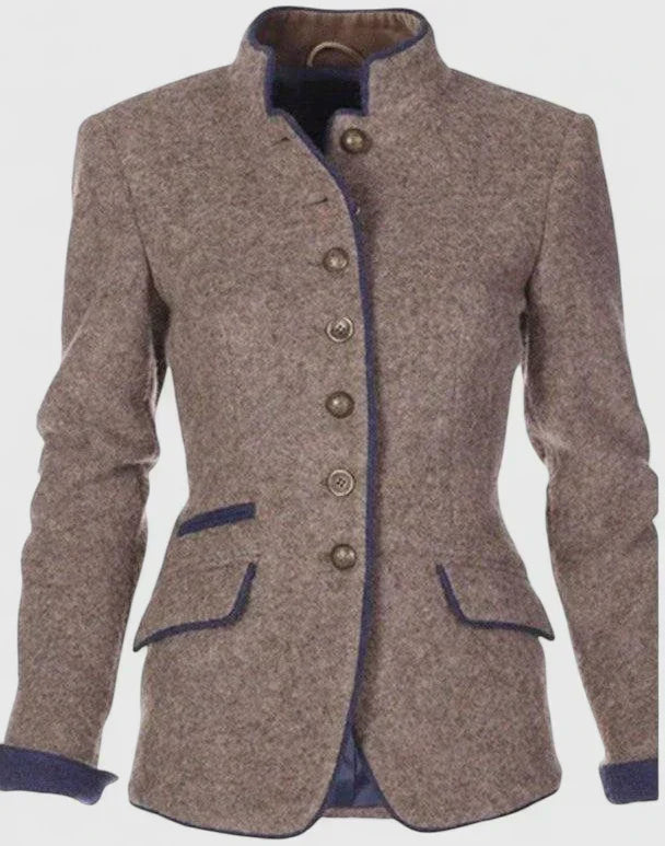 Laluna® | Elegant gestructureerd blazerjasje