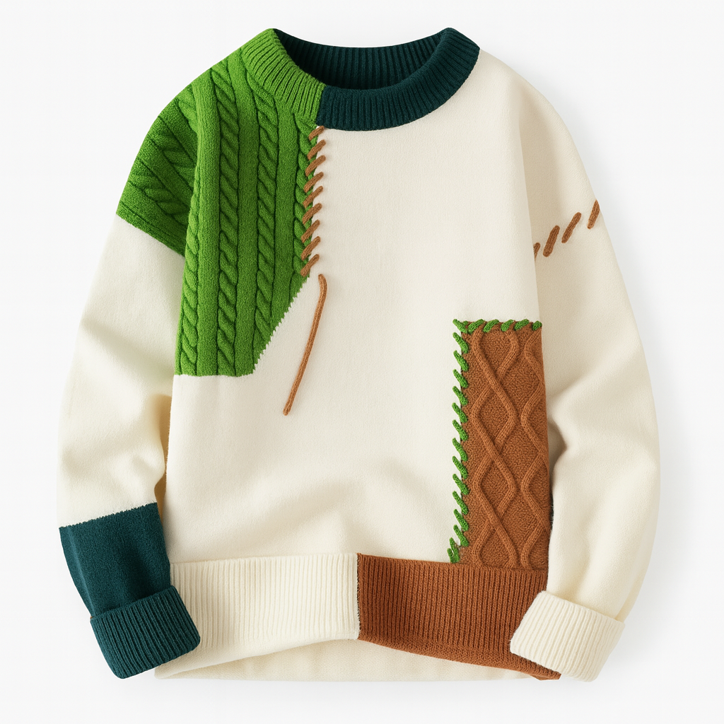 Laluna® | Arty Patch Sweater