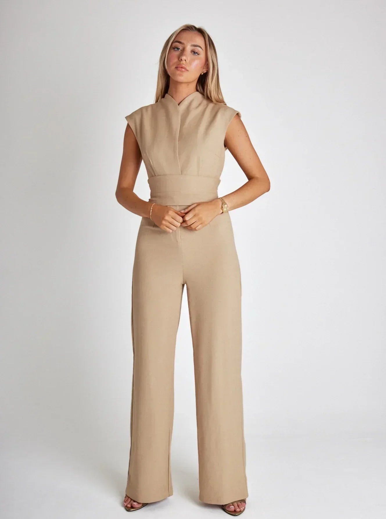 LALUNA® | SLEEVELESS JUMPSUIT