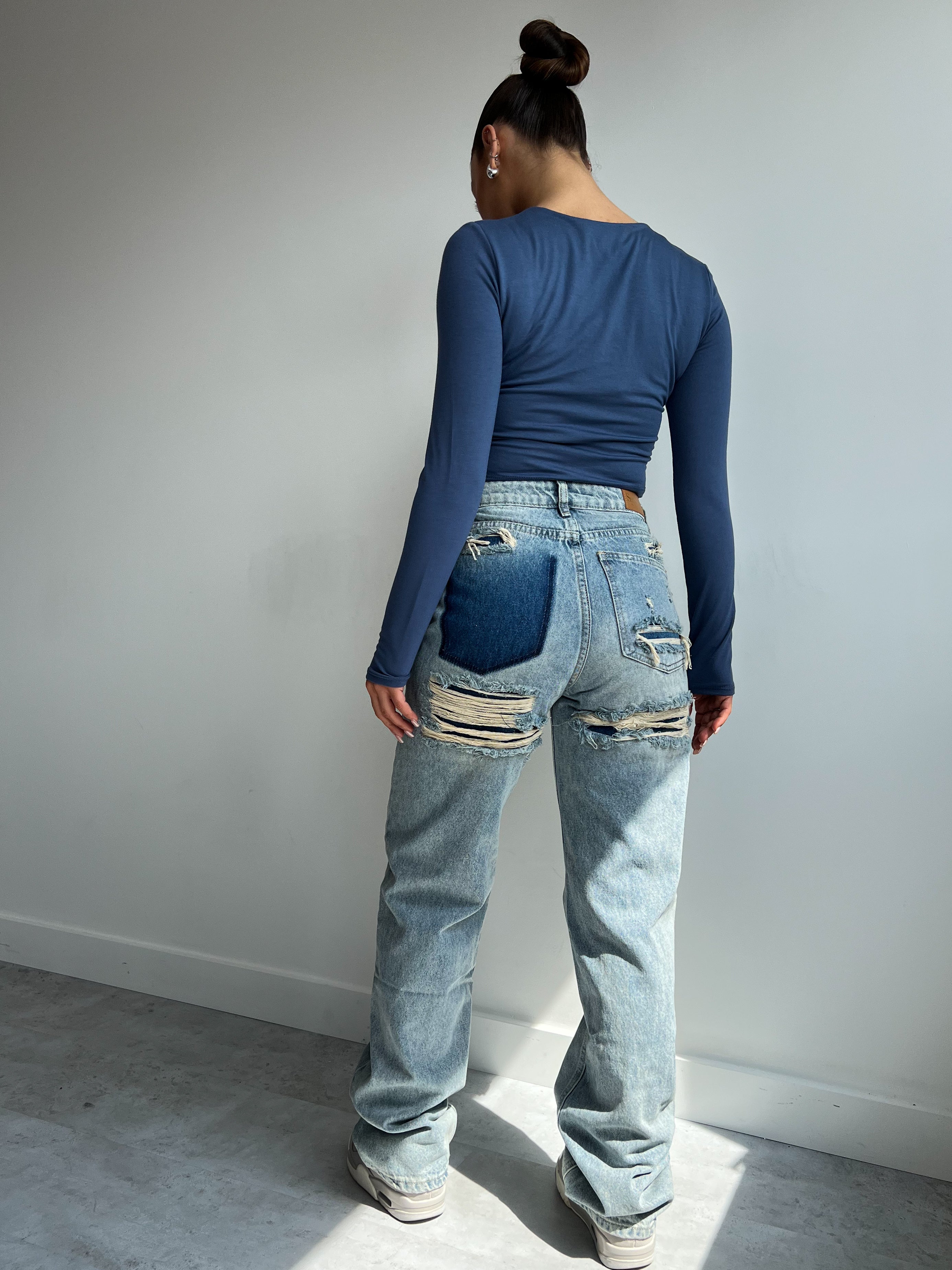 LALUNA® | VIRAL RIPPED JEANS