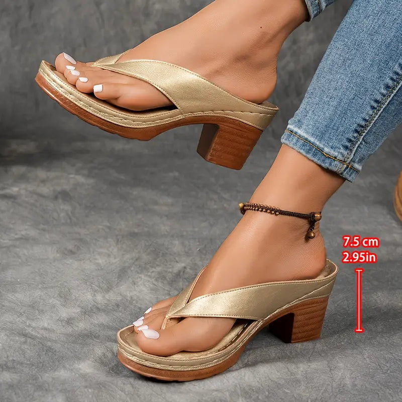 Laluna® | Orthopedische Slipper met Hak