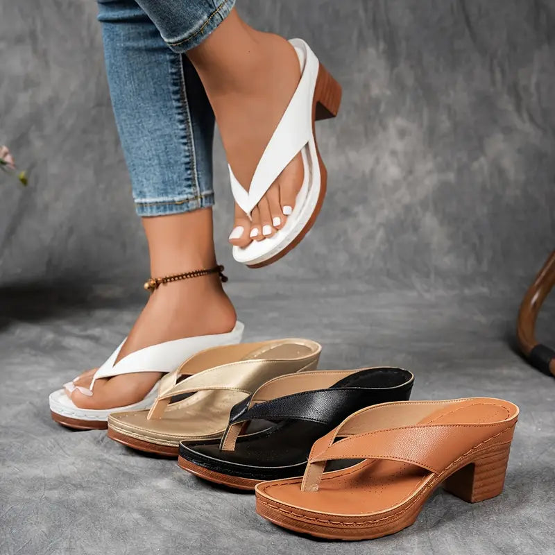 Laluna® | Orthopedische Slipper met Hak