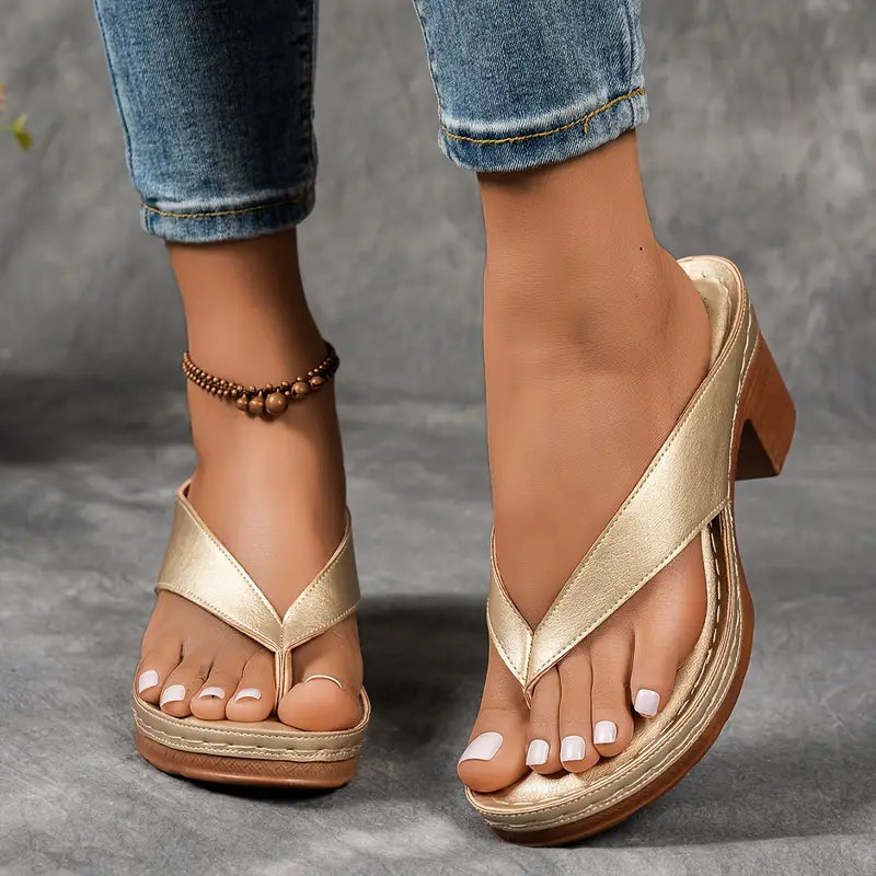 Laluna® | Orthopedische Slipper met Hak