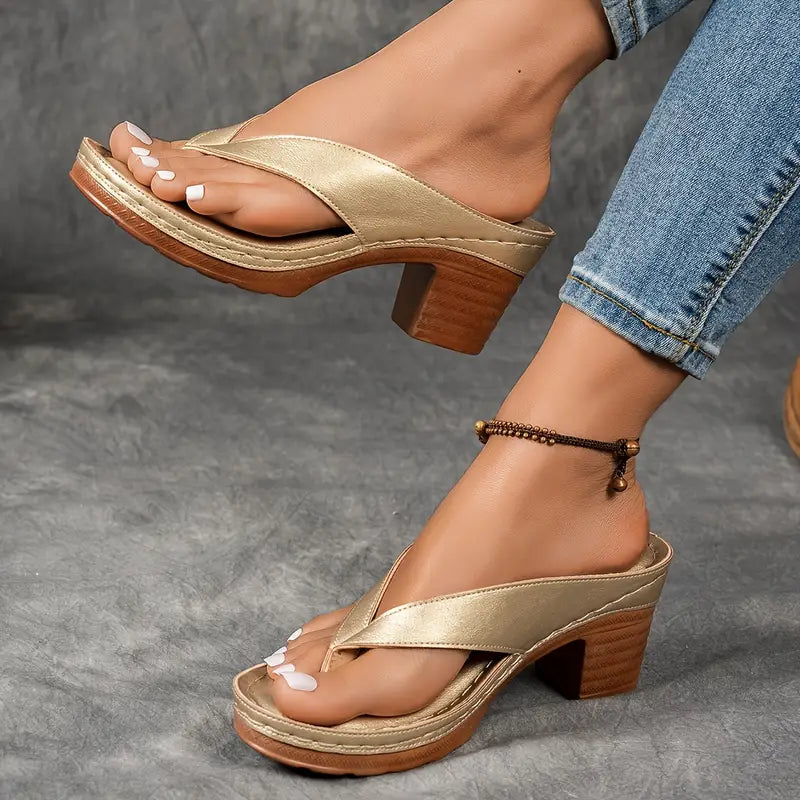 Laluna® | Orthopedische Slipper met Hak