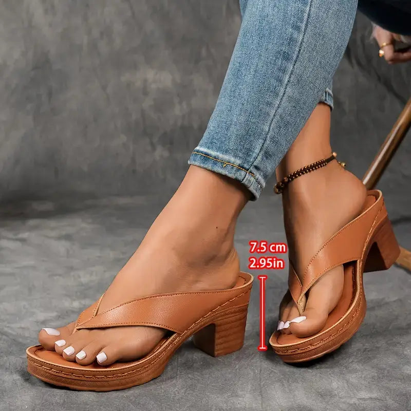Laluna® | Orthopedische Slipper met Hak