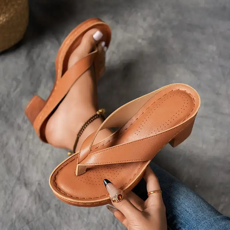 Laluna® | Orthopedische Slipper met Hak