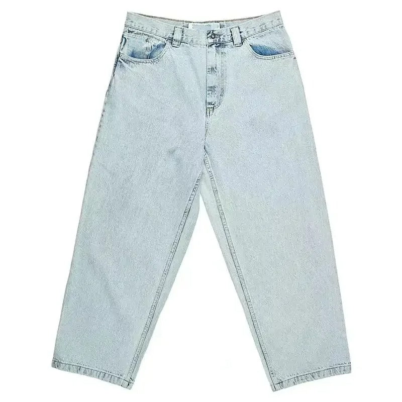 Laluna® | Wijde oversized baggy skater stijl spijkerbroek