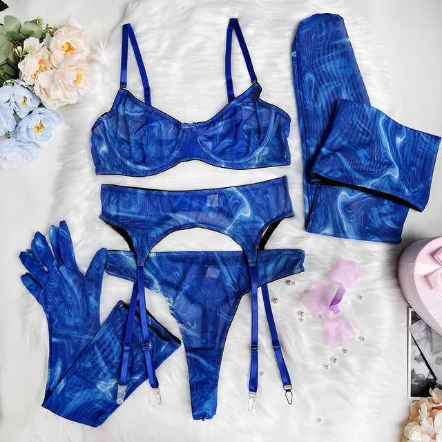LALUNA® | POPPY TIE DYE LINGERIE SET