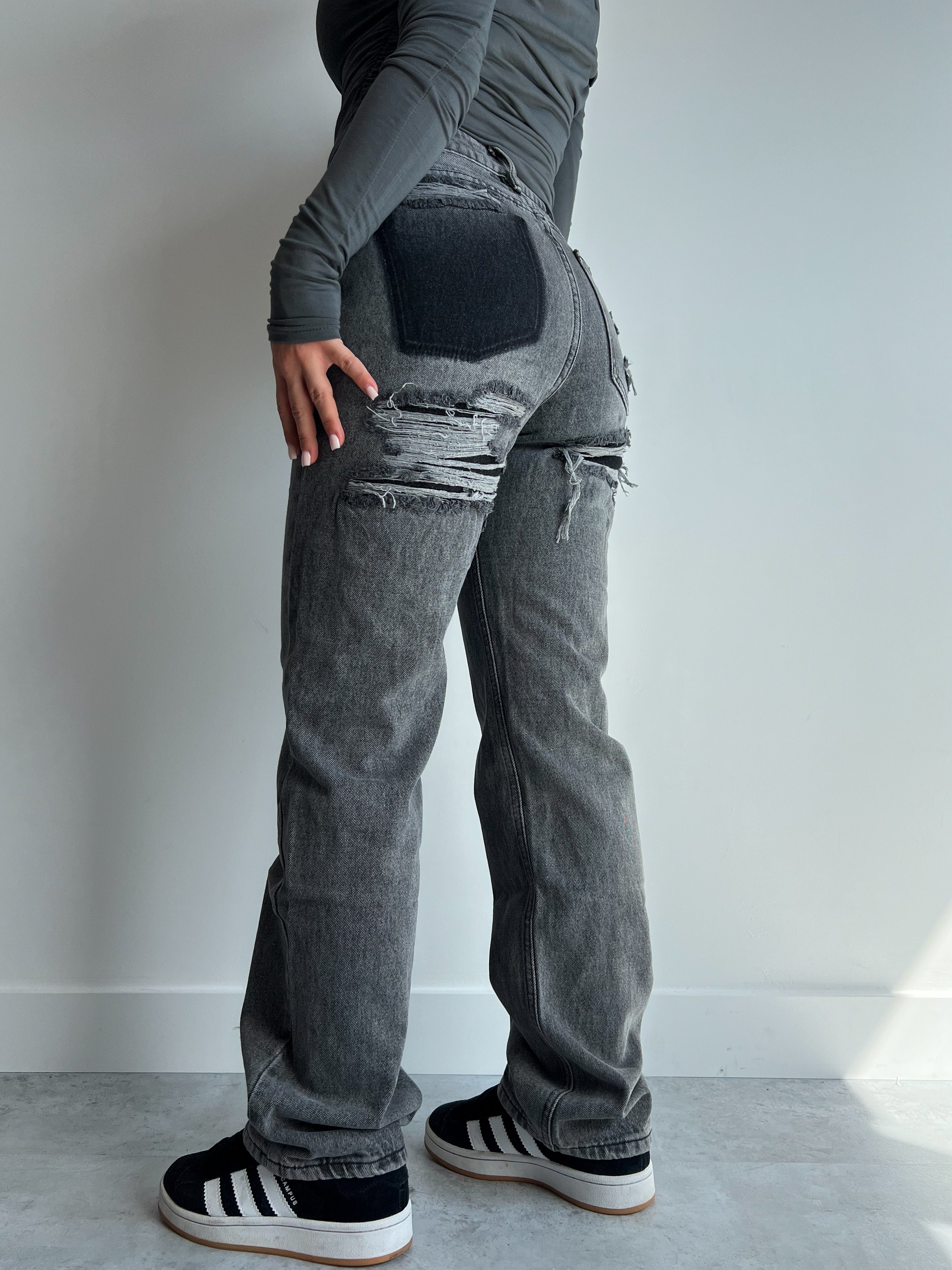 LALUNA® | VIRAL RIPPED JEANS