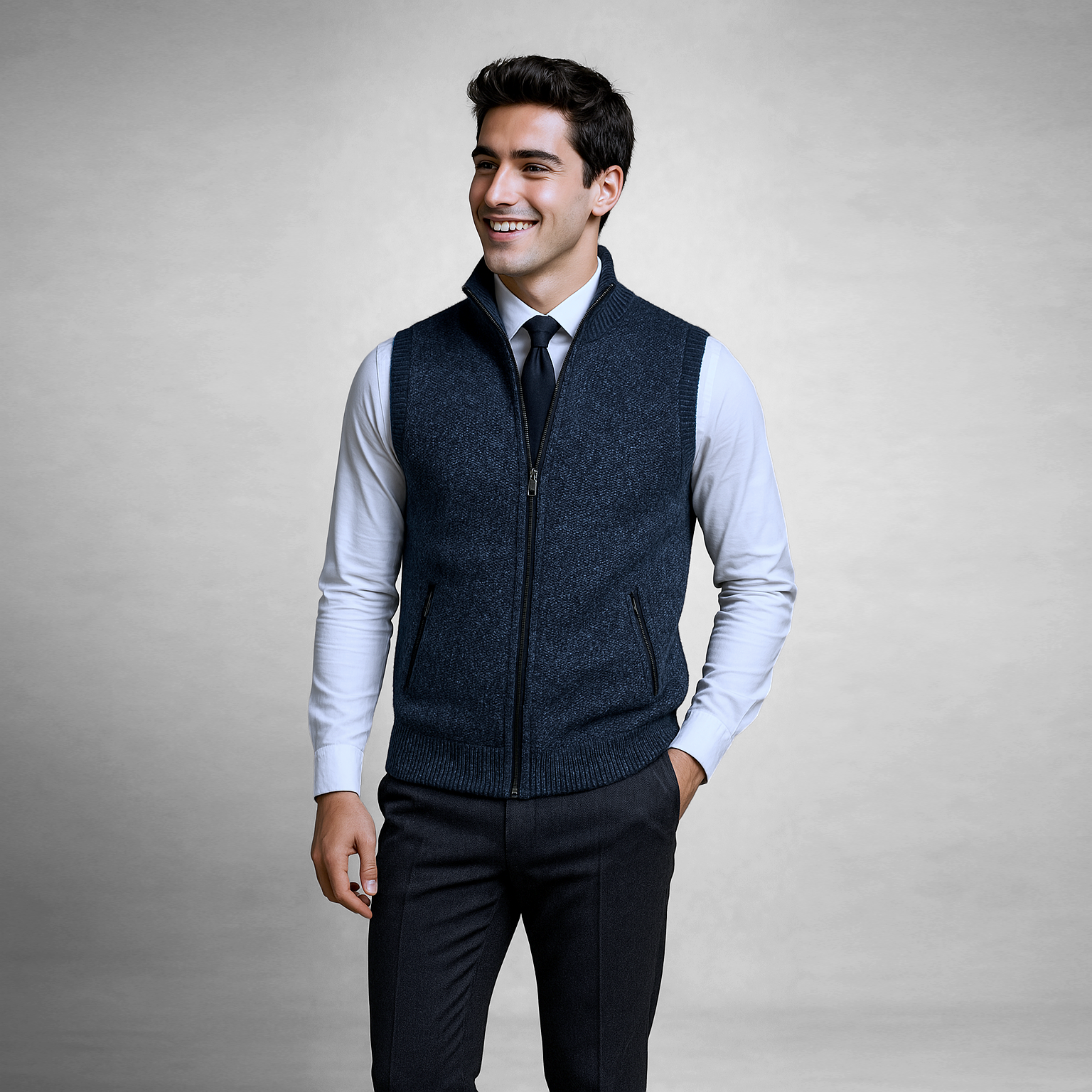 Laluna® | Vol-Zip Sweater Vest