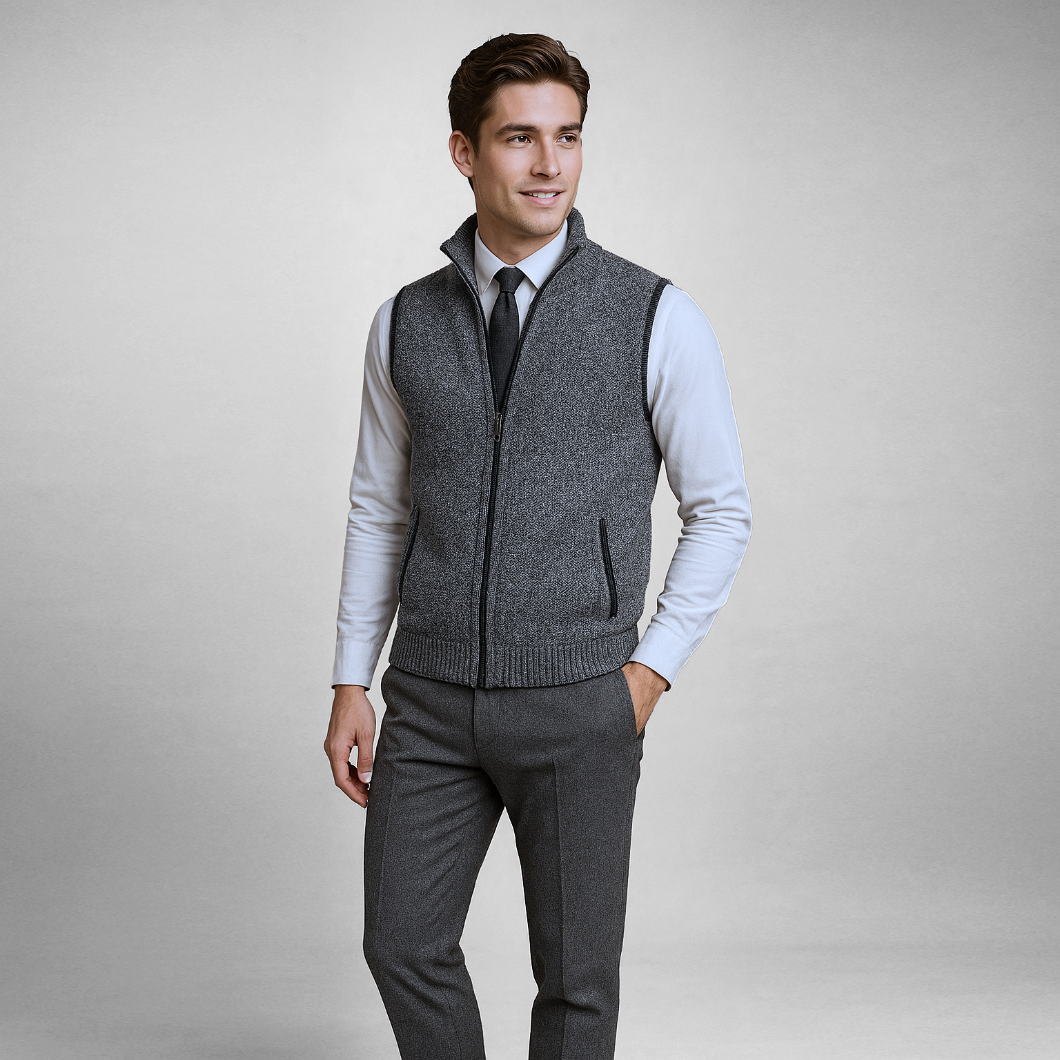 Laluna® | Vol-Zip Sweater Vest