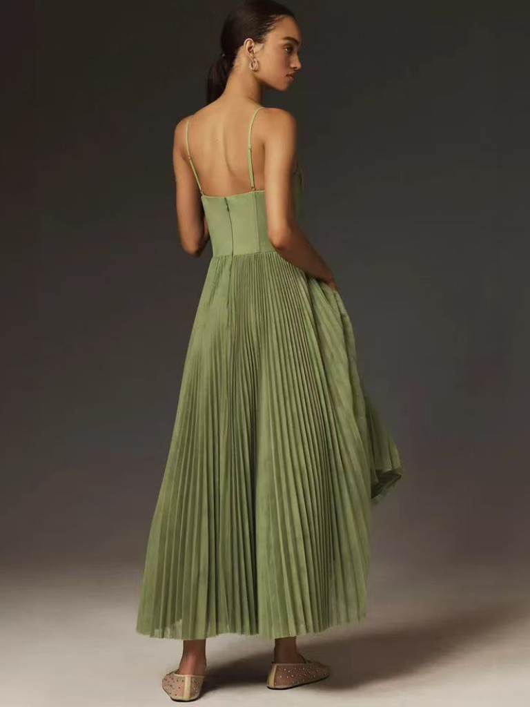 Laluna® | Elegante Groene Maxidress