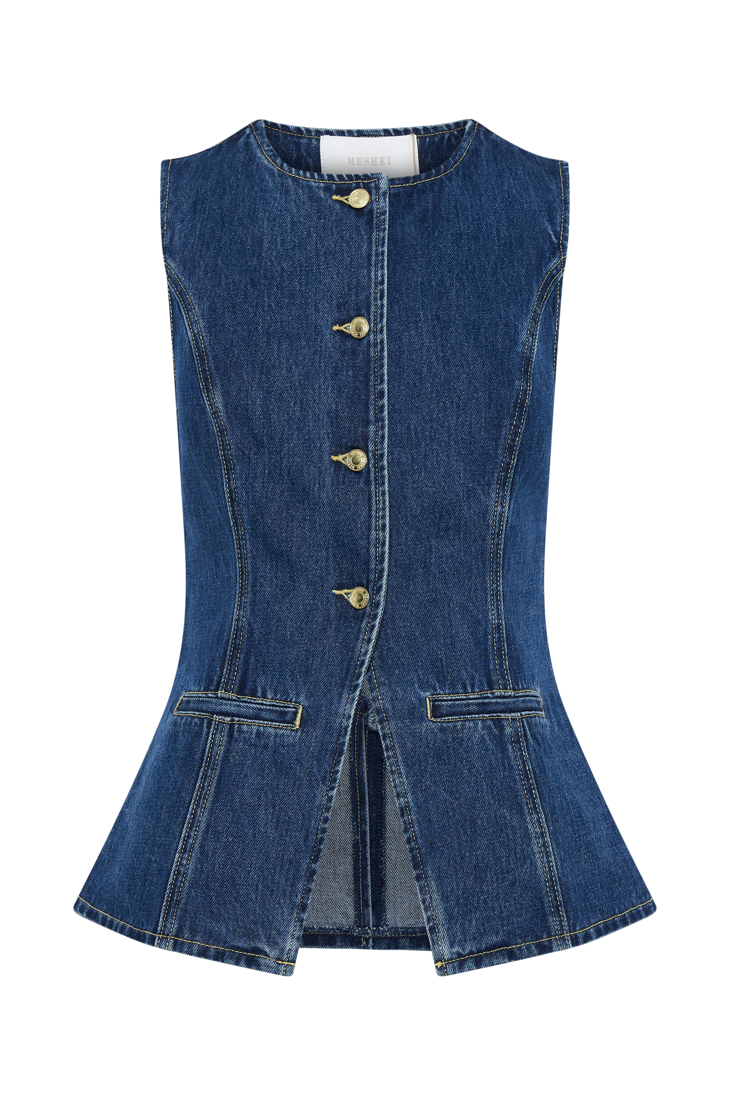 LALUNA® | DENIM BUTTON UP SET