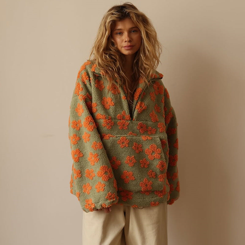 Laluna® | Trui met bloemenprint