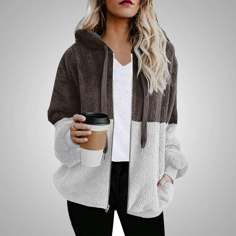 Laluna® | Fluffy Cardigan Met Capuchon