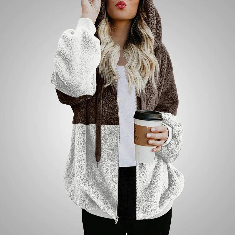 Laluna® | Fluffy Cardigan Met Capuchon