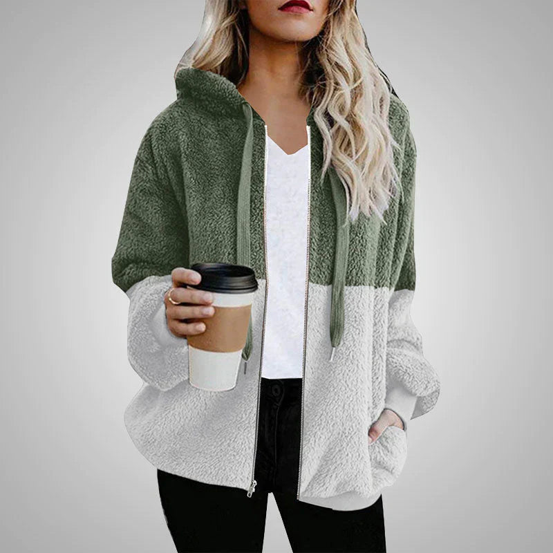 Laluna® | Fluffy Cardigan Met Capuchon