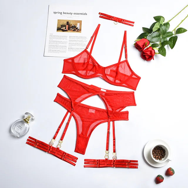 Laluna® | 4-Delige Lingerie Set 1+1 Gratis