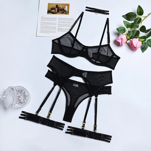 Laluna® | 4-Delige Lingerie Set 1+1 Gratis