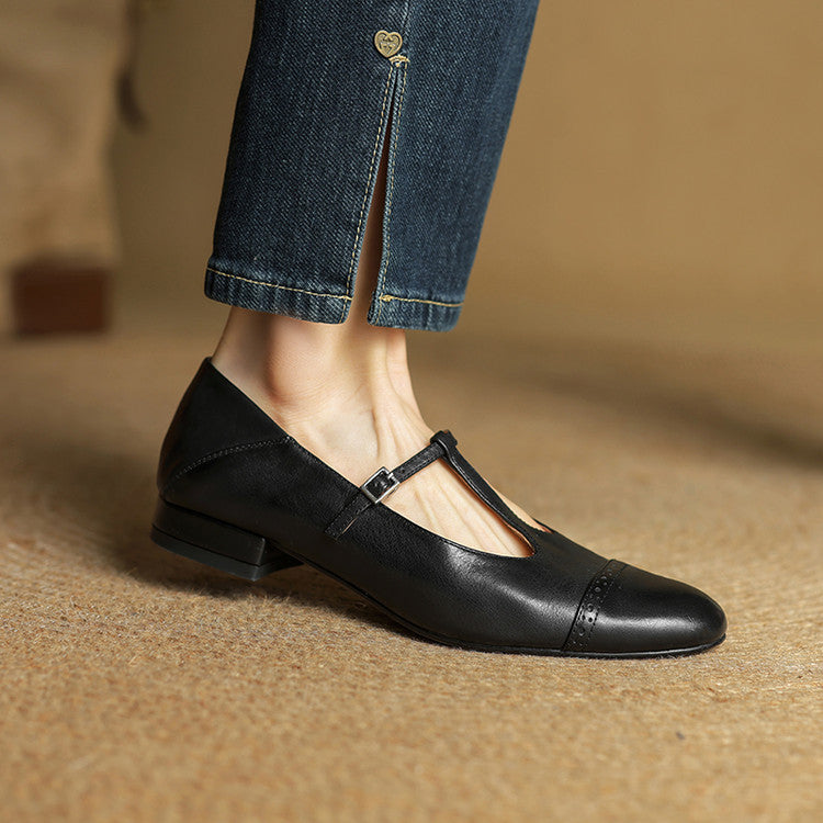 Laluna® | Echte Leren Flats