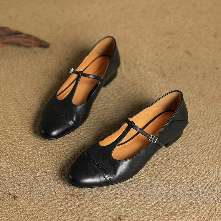 Laluna® | Echte Leren Flats
