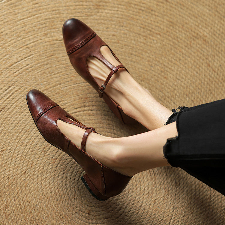 Laluna® | Echte Leren Flats