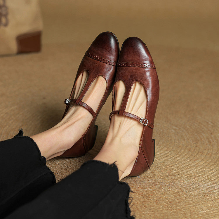 Laluna® | Echte Leren Flats
